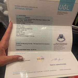 UGL Appraisal Report for Diamond Ring